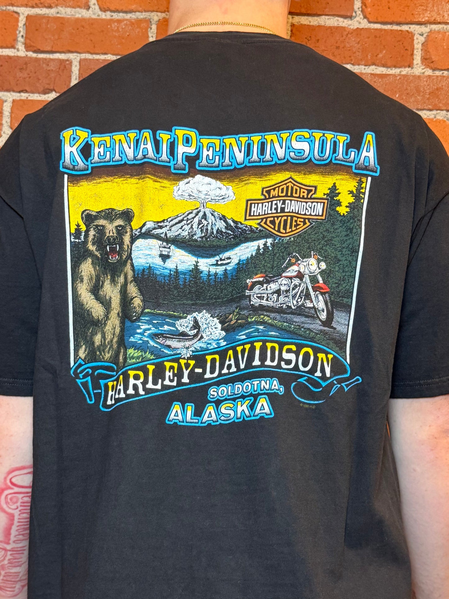 (2XL) 1998 Harley‑Davidson Alaska “The Last Frontier” Soldotna Tee