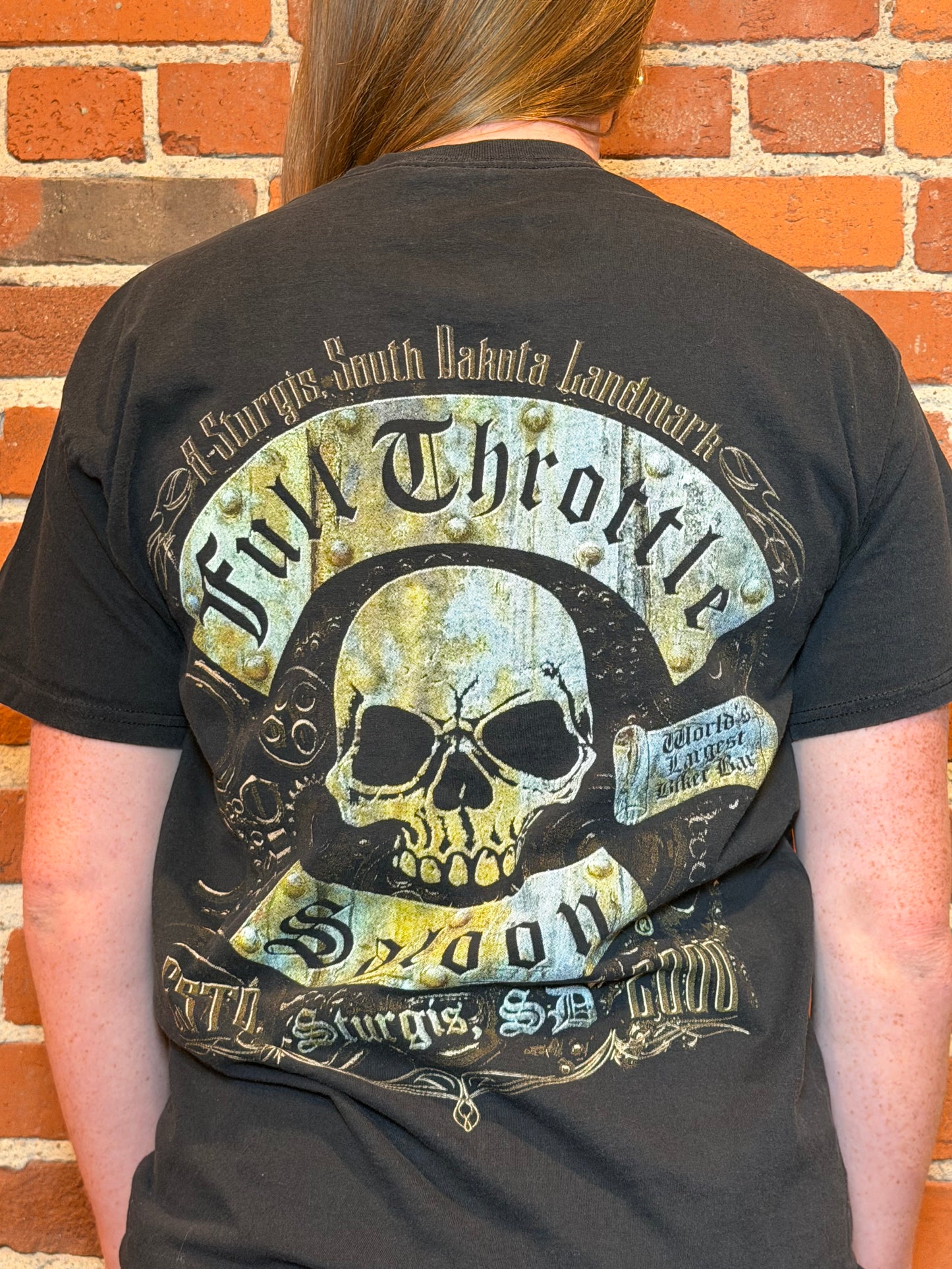 (M) 2000 Full Throttle Saloon – Sturgis SD “Michael Ballard Skull” Tee
