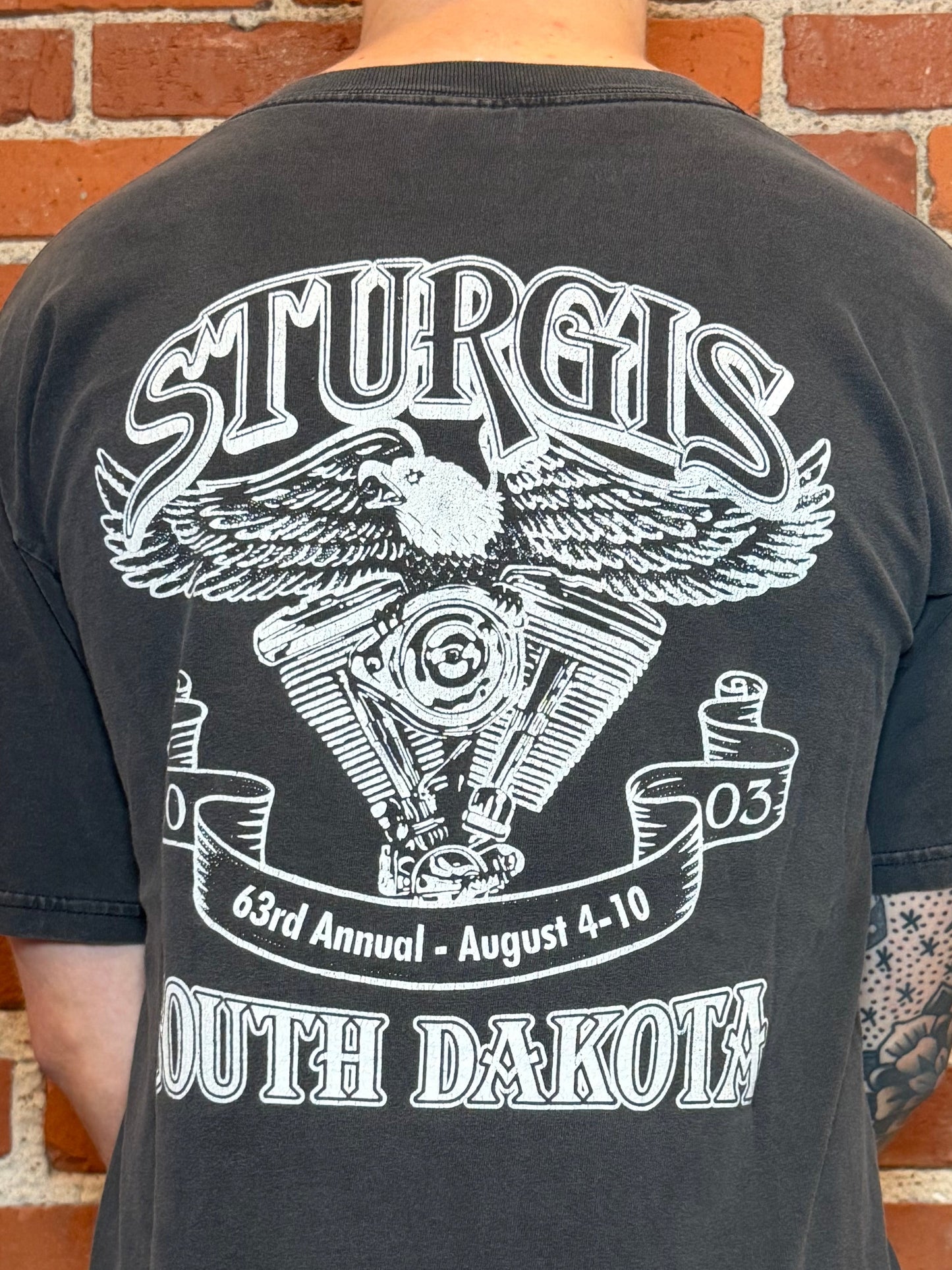 (L) 2003 Sturgis Bike Week – 63rd Annual Tee