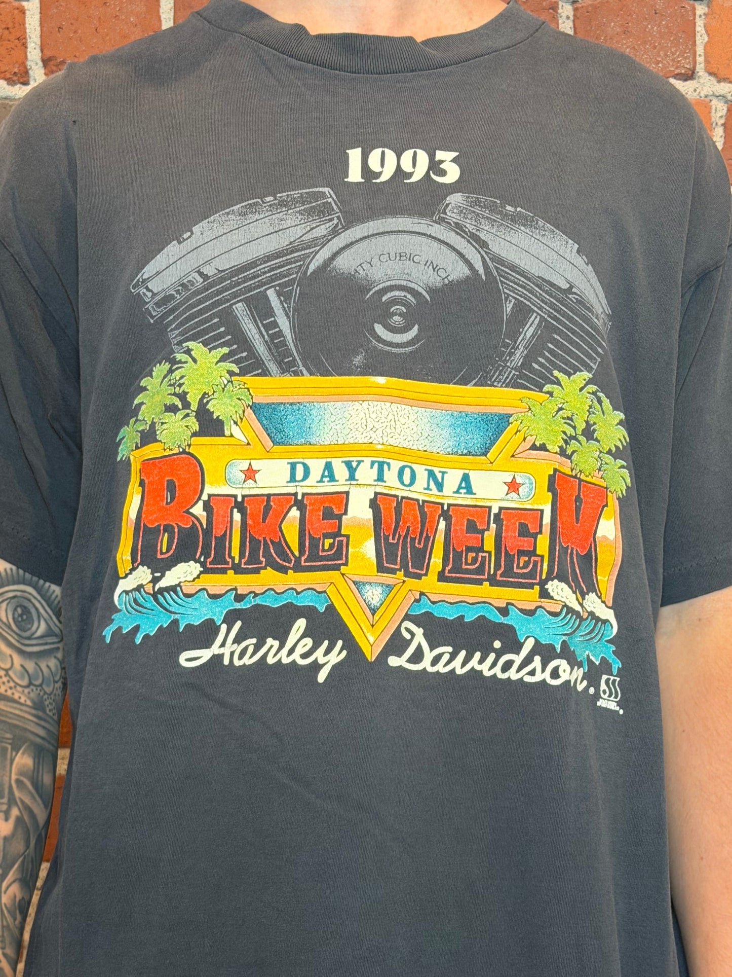 (XL) 1993 Harley‑Davidson Daytona Bike Week Tee