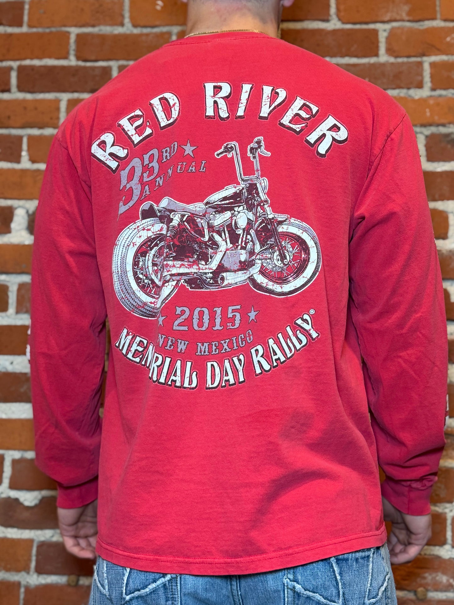 (XL) Red River 2015 Memorial Day Rally Long Sleeve