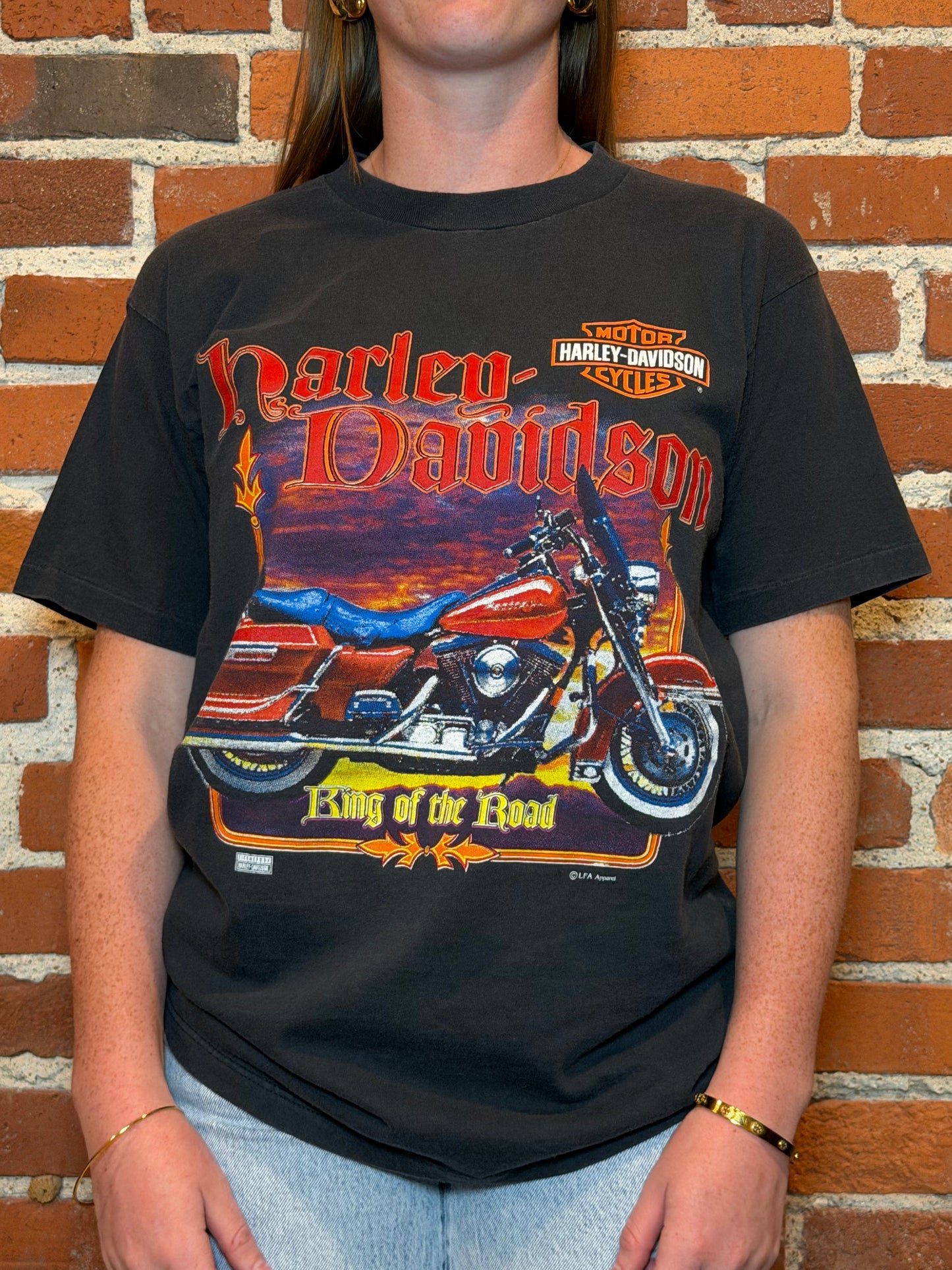(M) 1995 Harley‑Davidson “King of the Road” Tee