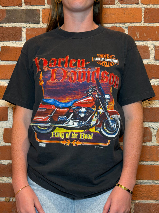 (M) 1995 Harley‑Davidson “King of the Road” Tee