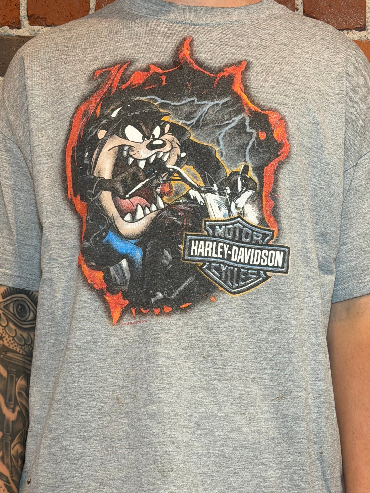 (L) Harley‑Davidson Looney Tunes Taz Tee – XL