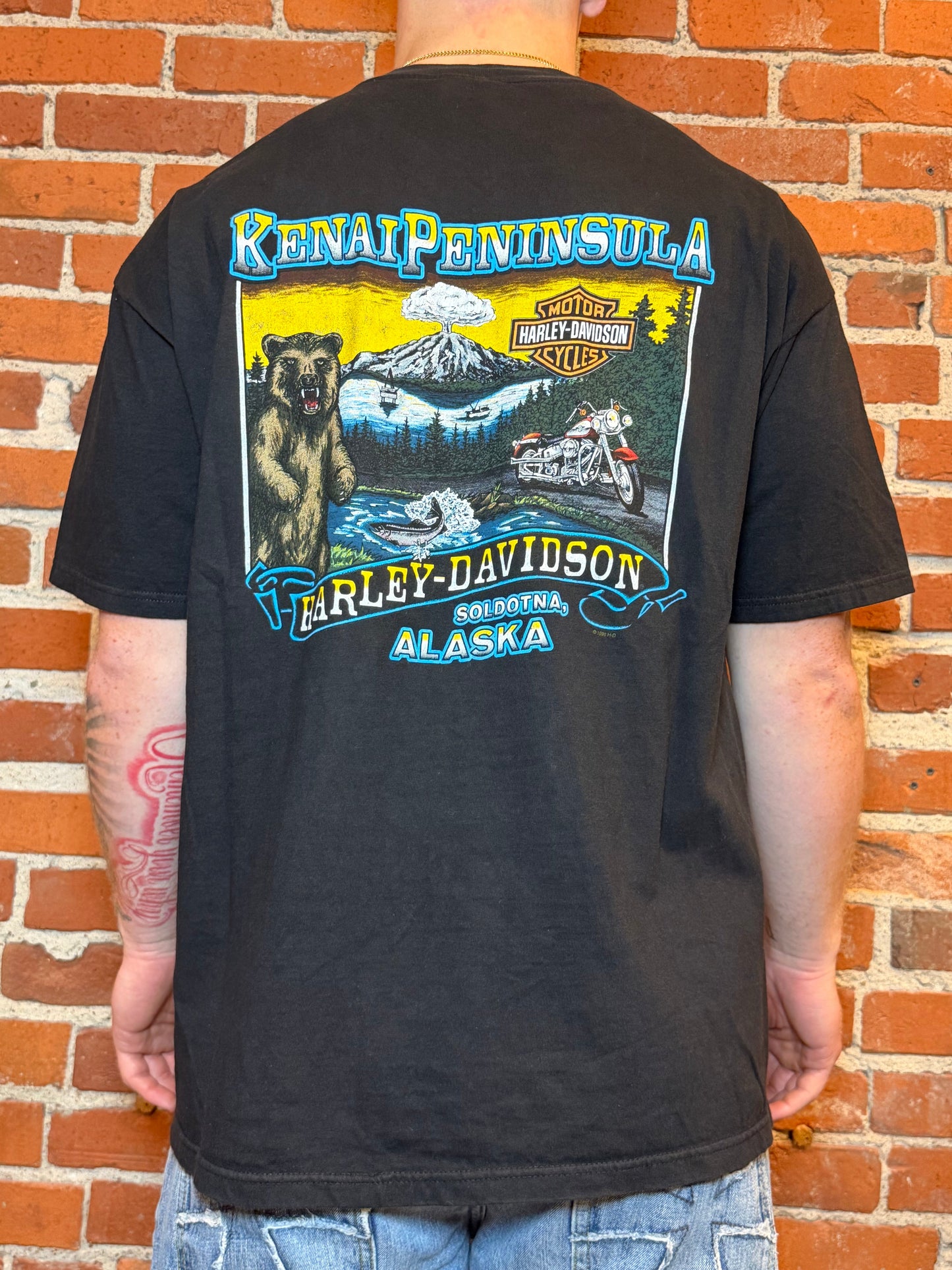 (2XL) 1998 Harley‑Davidson Alaska “The Last Frontier” Soldotna Tee