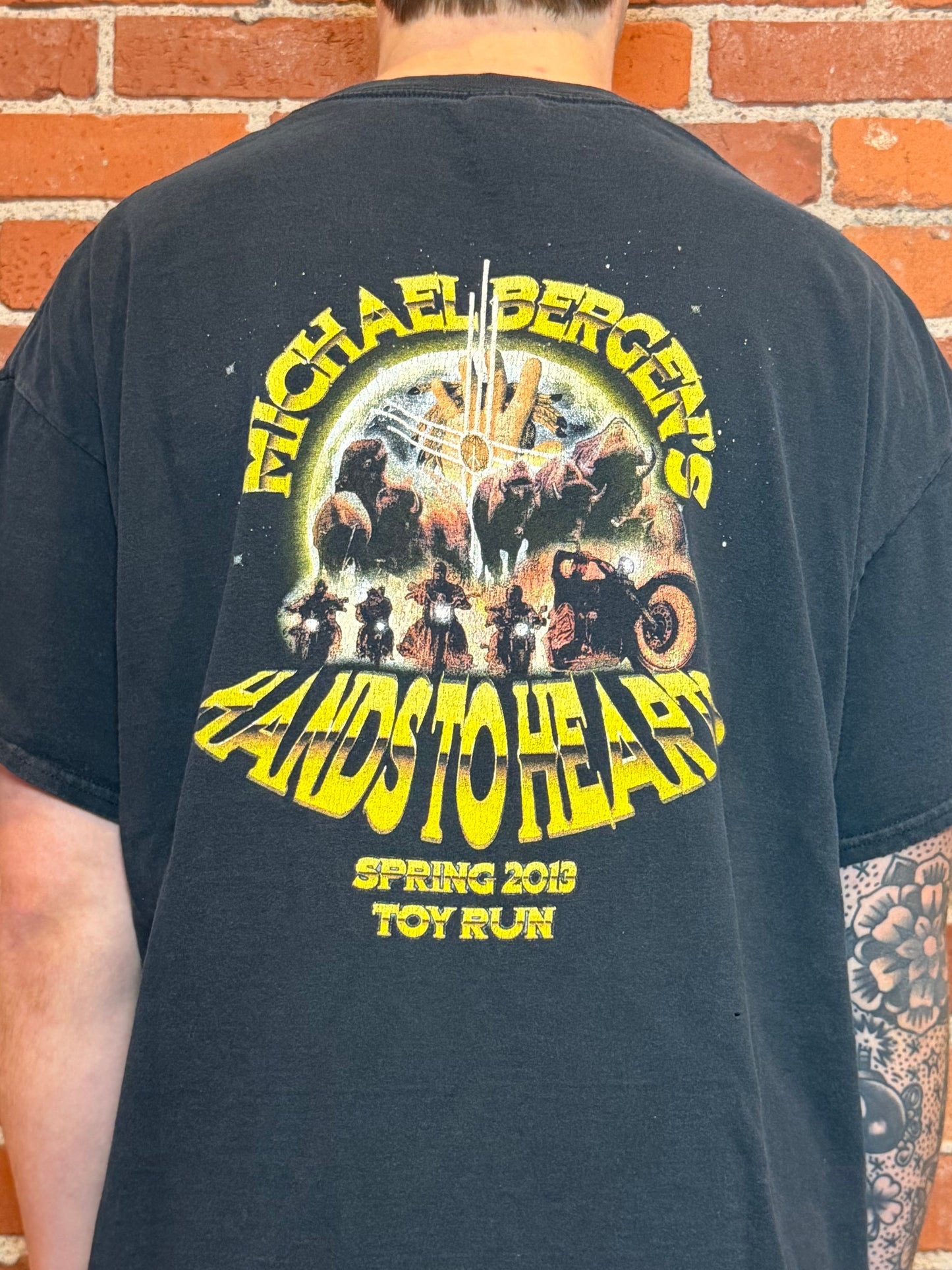 (XL) 2013 Michael Bergen’s Night Train Run – Kansas City Toy Run Tee