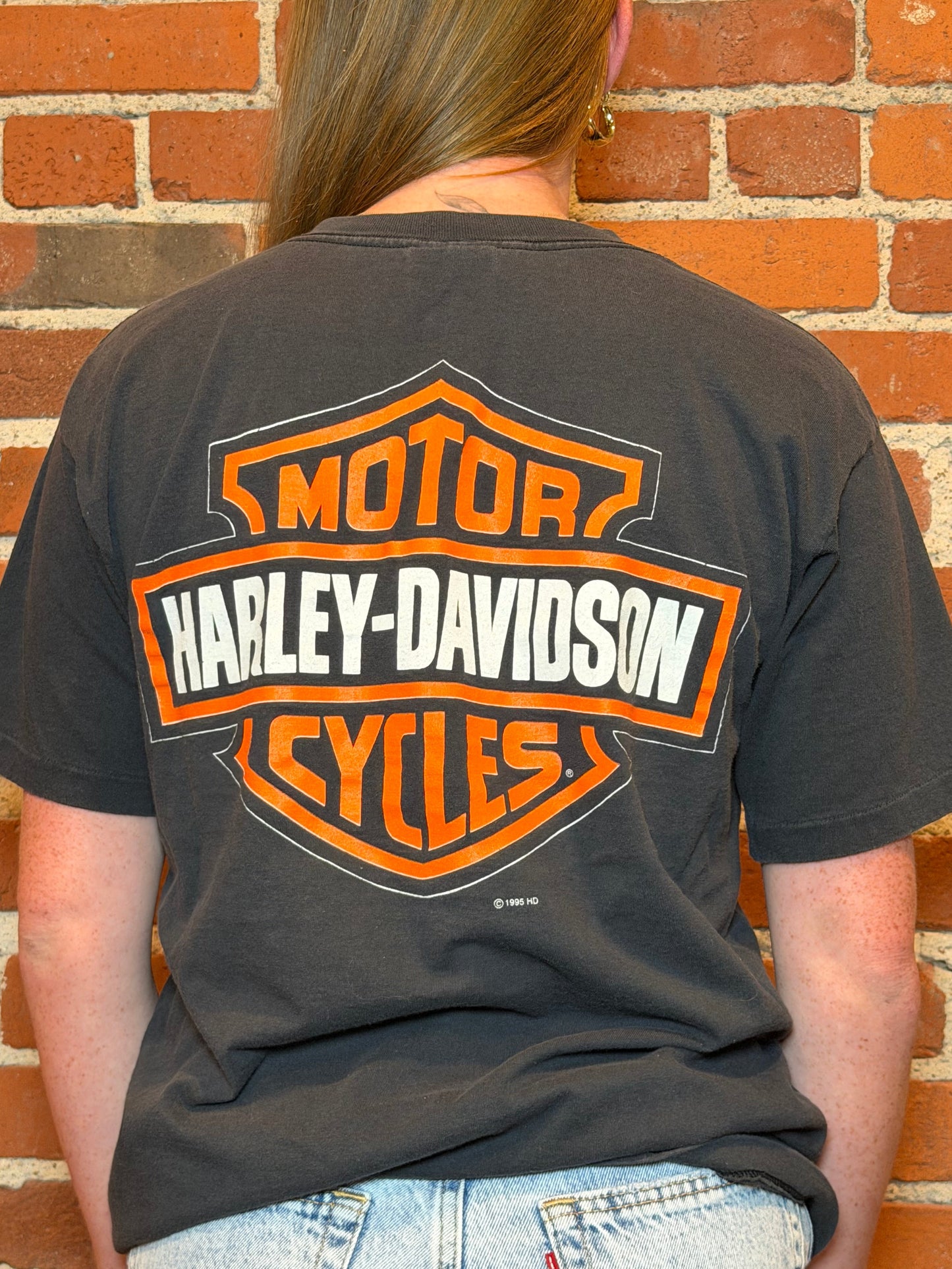 (M) 1995 Harley‑Davidson “King of the Road” Tee