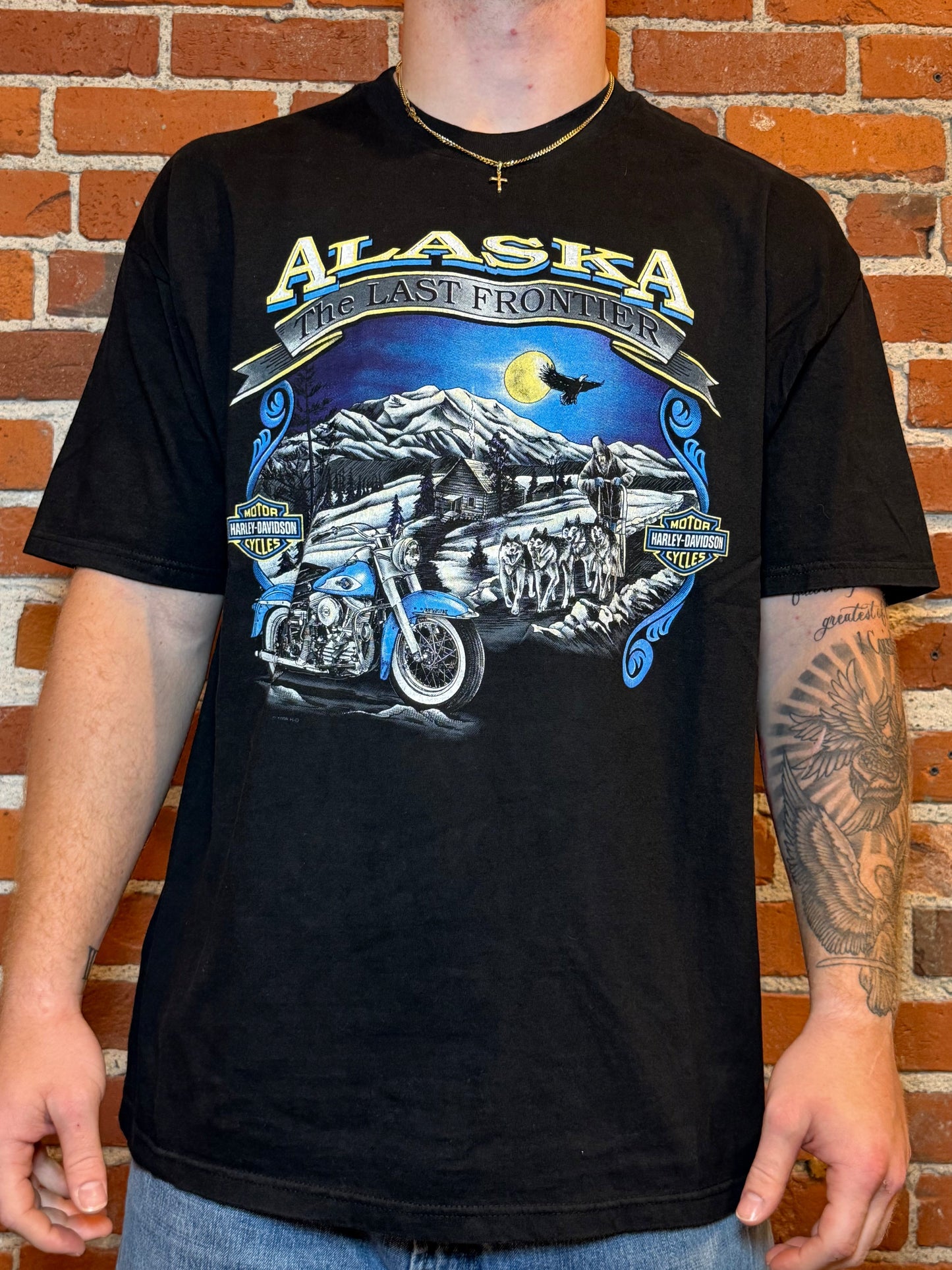 (2XL) 1998 Harley‑Davidson Alaska “The Last Frontier” Soldotna Tee
