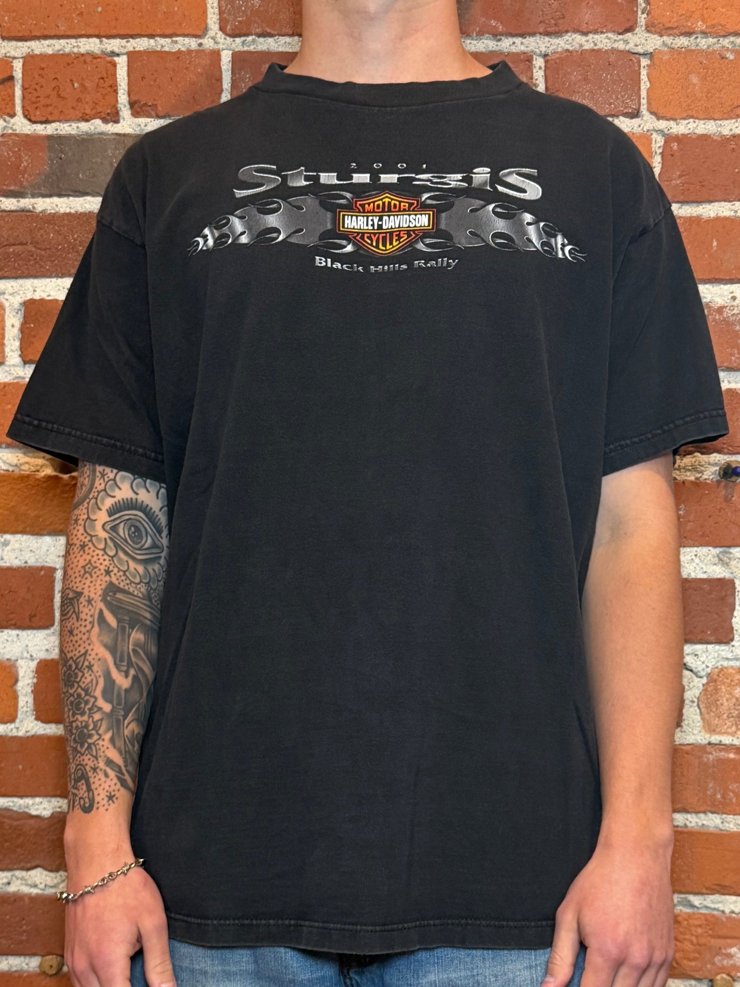(XL) 2001 Harley‑Davidson Sturgis Black Hills Rally Tee
