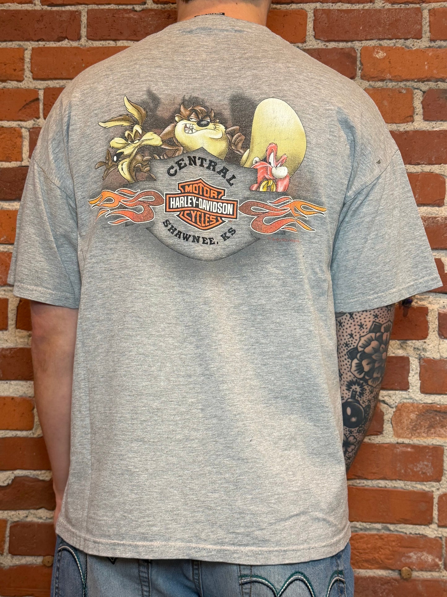 (L) Harley‑Davidson Looney Tunes Taz Tee – XL