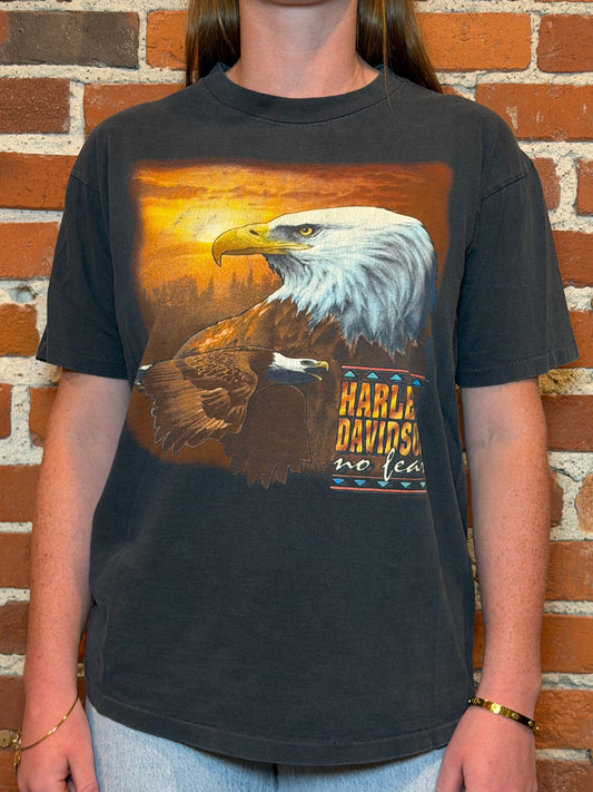 (M) 1992 Harley‑Davidson Twin Cities Savage MN Eagle Tee