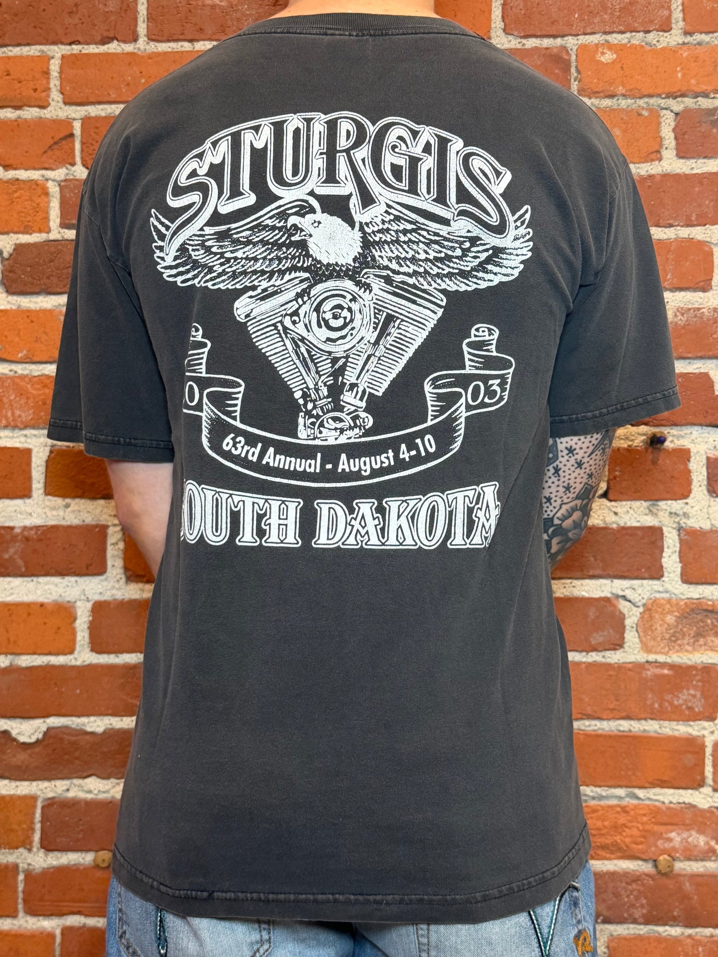 (L) 2003 Sturgis Bike Week – 63rd Annual Tee