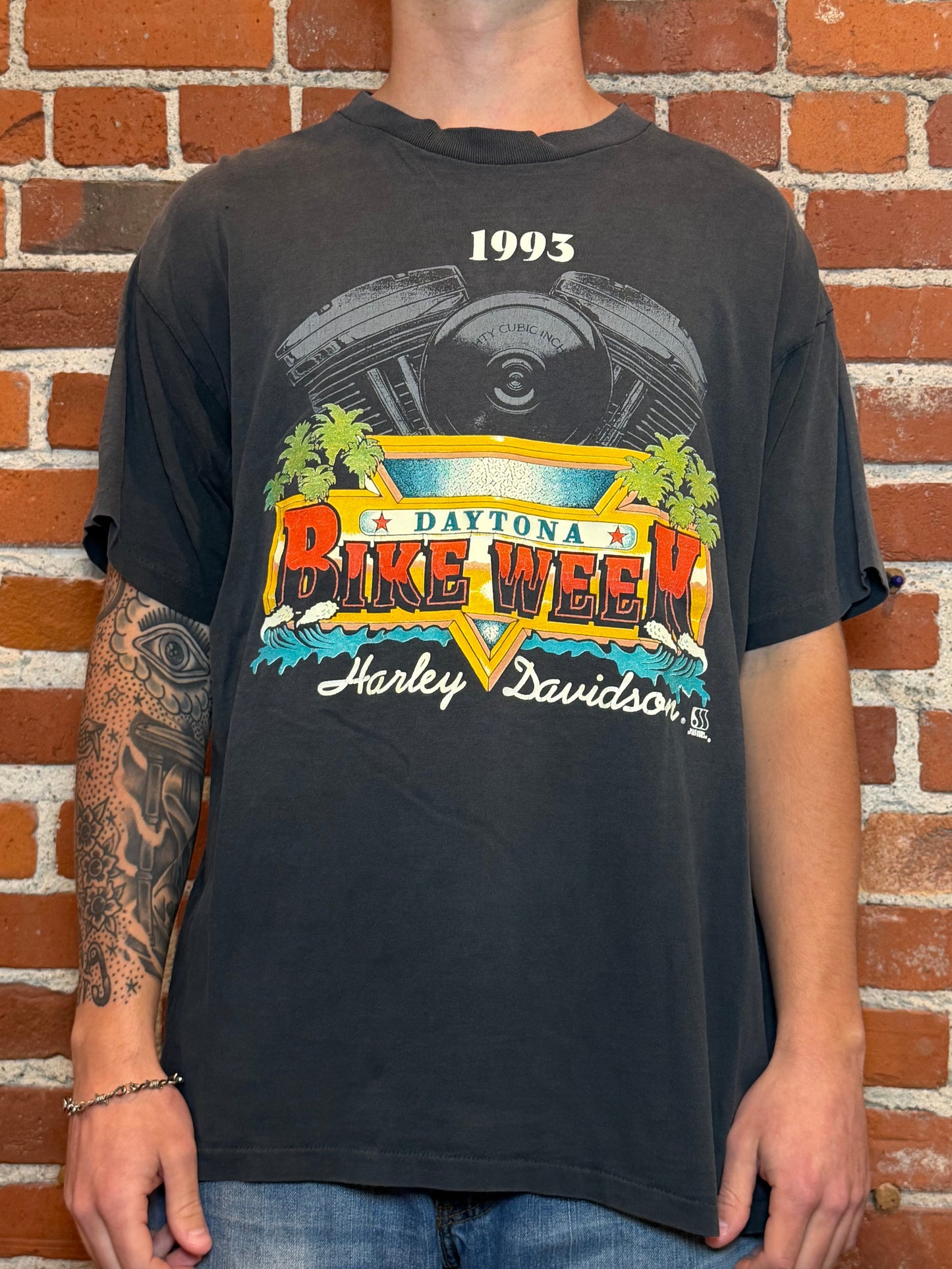 (XL) 1993 Harley‑Davidson Daytona Bike Week Tee