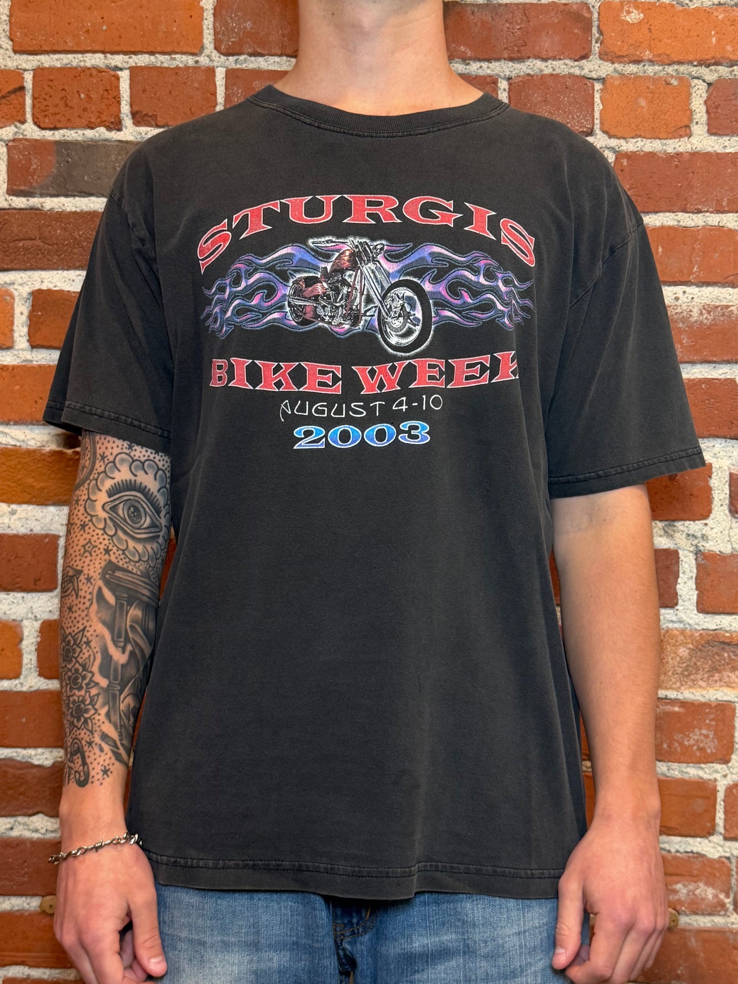 (L) 2003 Sturgis Bike Week – 63rd Annual Tee