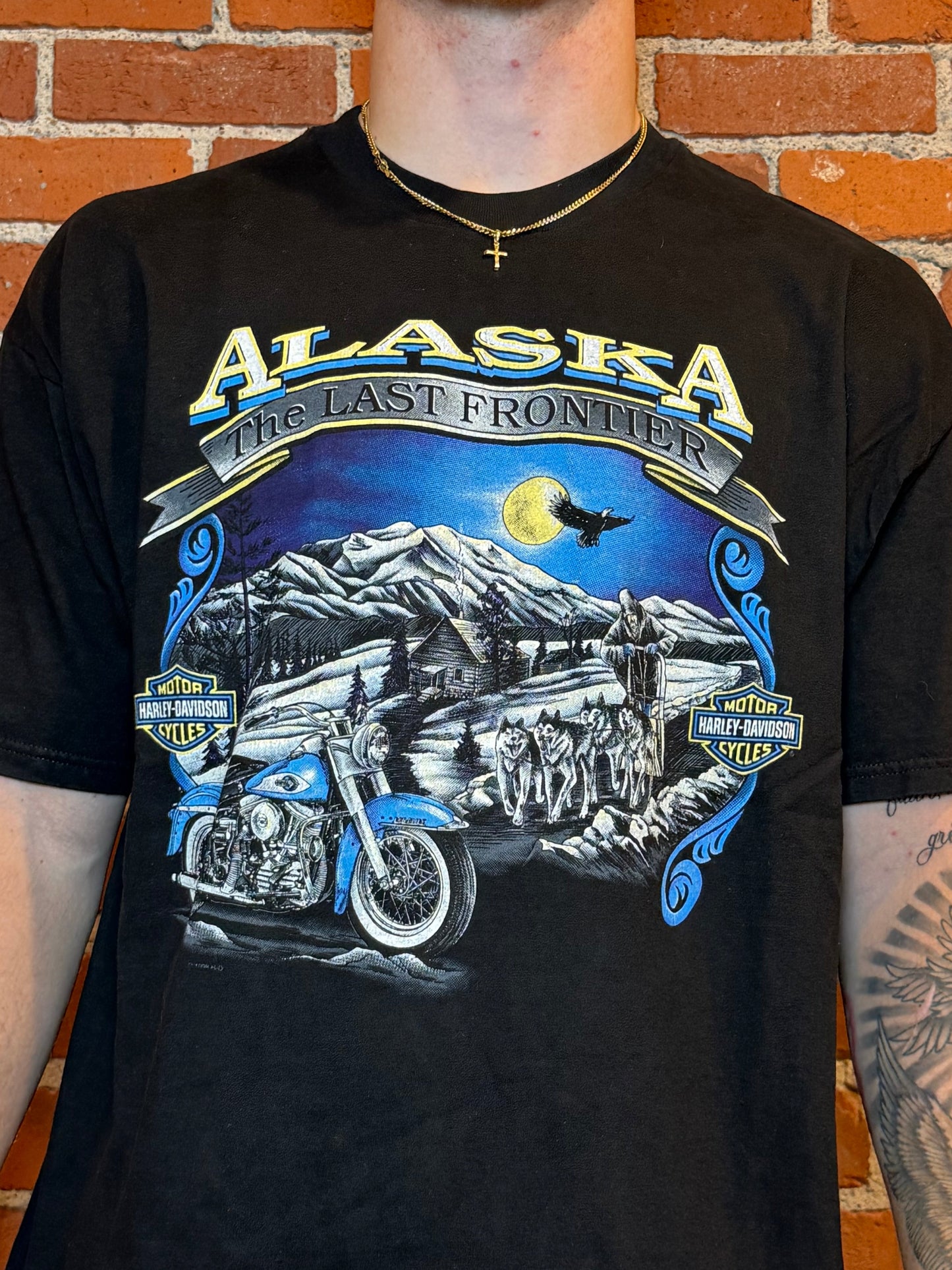 (2XL) 1998 Harley‑Davidson Alaska “The Last Frontier” Soldotna Tee