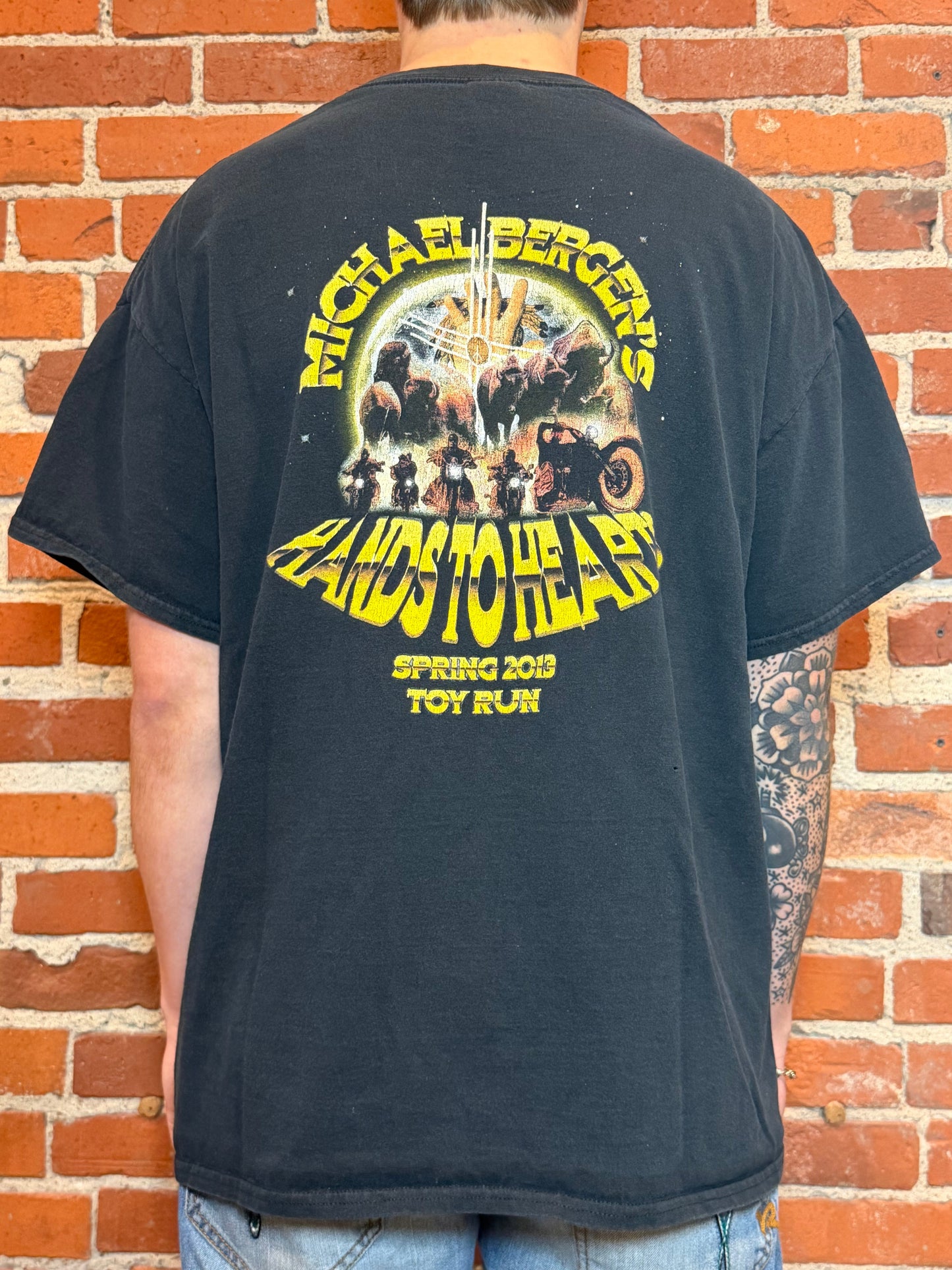 (XL) 2013 Michael Bergen’s Night Train Run – Kansas City Toy Run Tee