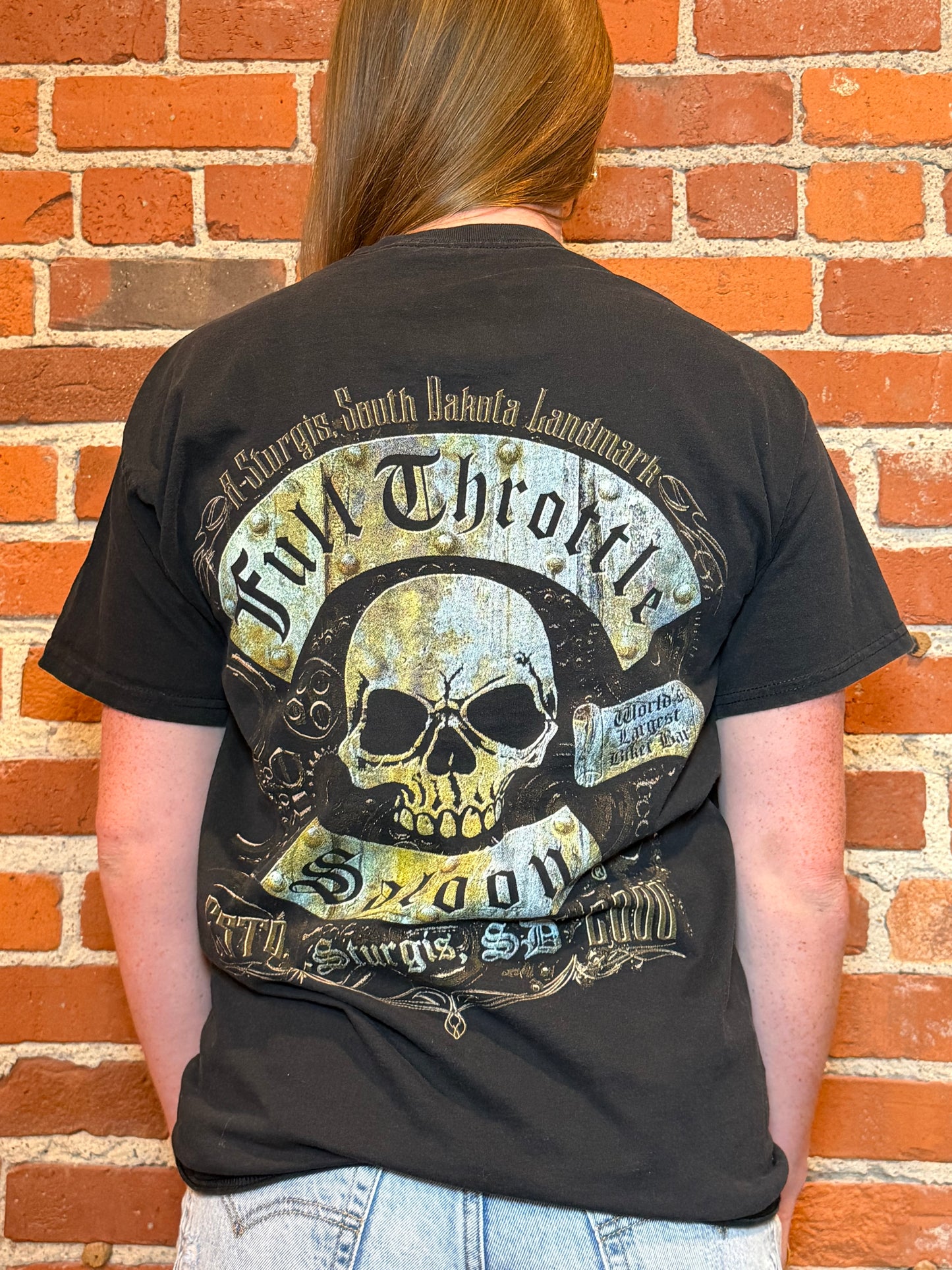 (M) 2000 Full Throttle Saloon – Sturgis SD “Michael Ballard Skull” Tee