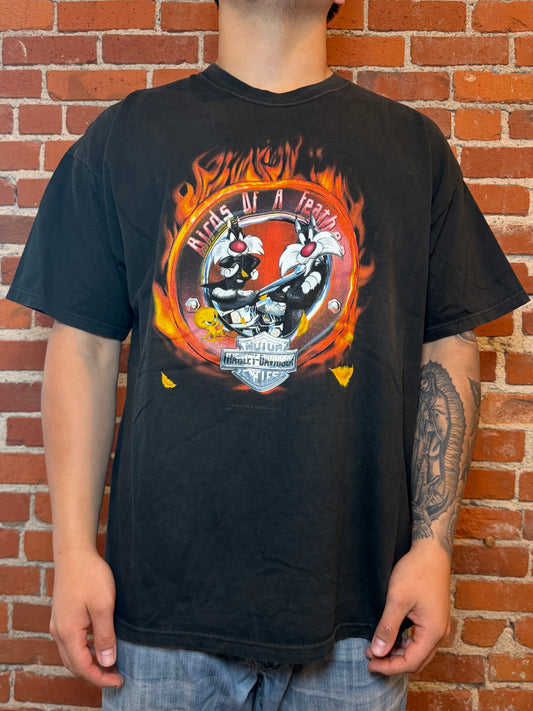 (2XL) 2004 Harley‑Davidson Looney Tunes “Birds of a Feather” Tee