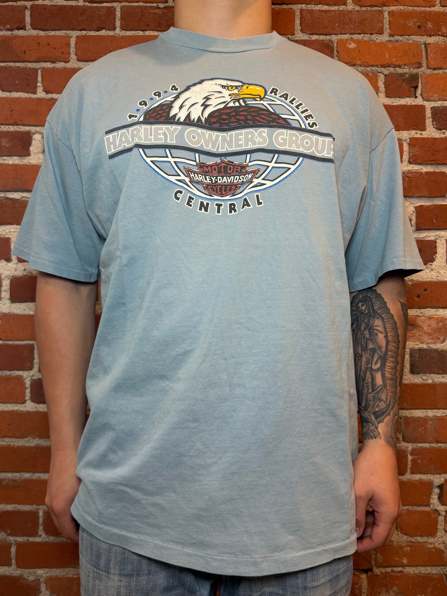 (2XL) 1994 Harley‑Davidson H.O.G. Central Rally Topeka KS Tee