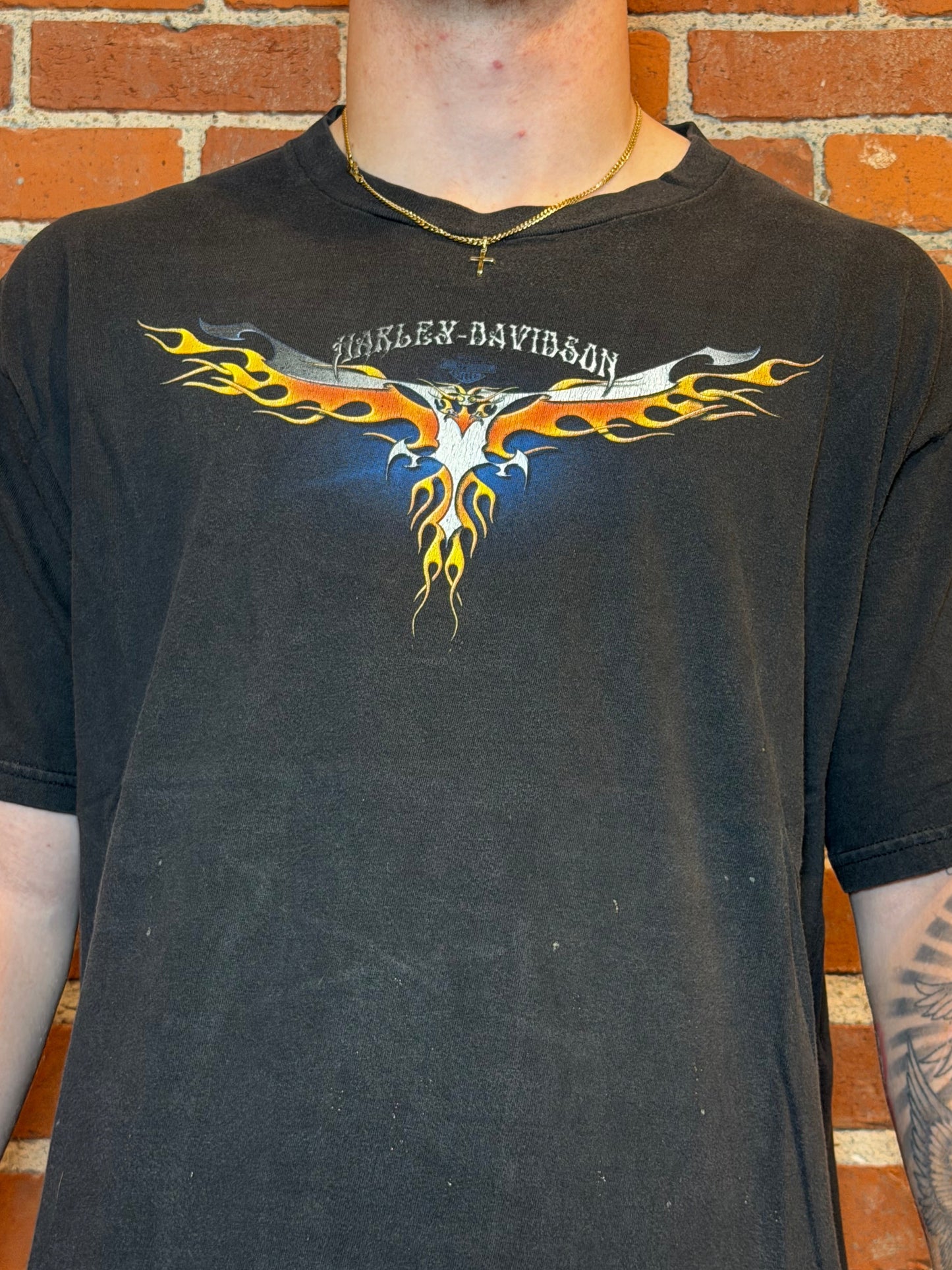 (2XL) Harley‑Davidson Gail’s – Kansas City MO Eagle Flame Tee